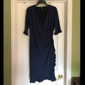 Express Faux Wrap Dress